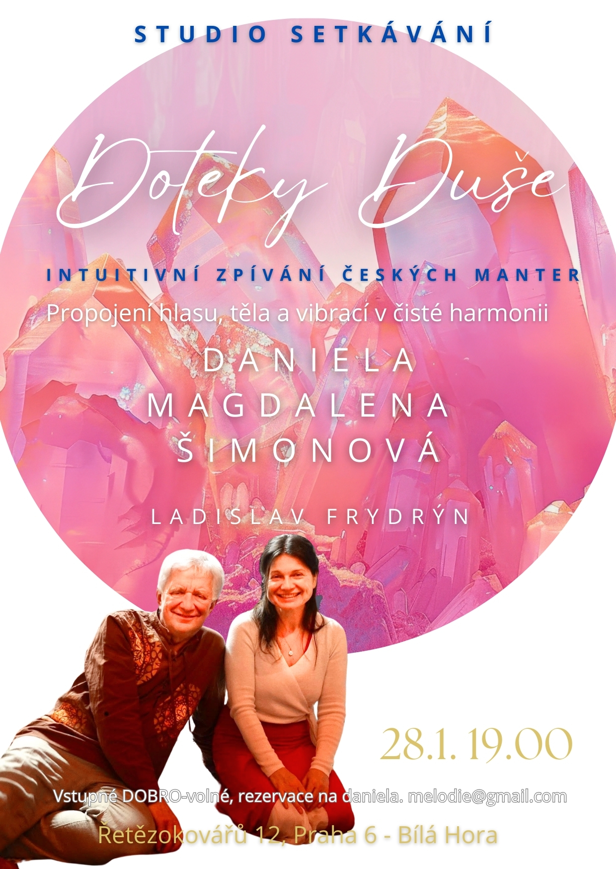 Doteky duše - české mantry, 28.1. Studio Setkávání